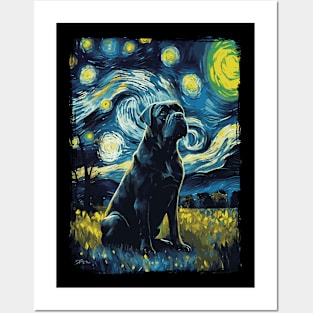 Cane Corso Starry Night Posters and Art